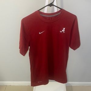 University of Alabama Dri-Fit Crimson Short Sleeve